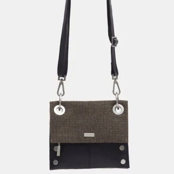 HAMMITT Montana Reversible Small EDISON HOUNDSTOOTH Crossbody Bag - Picture 4 of 7